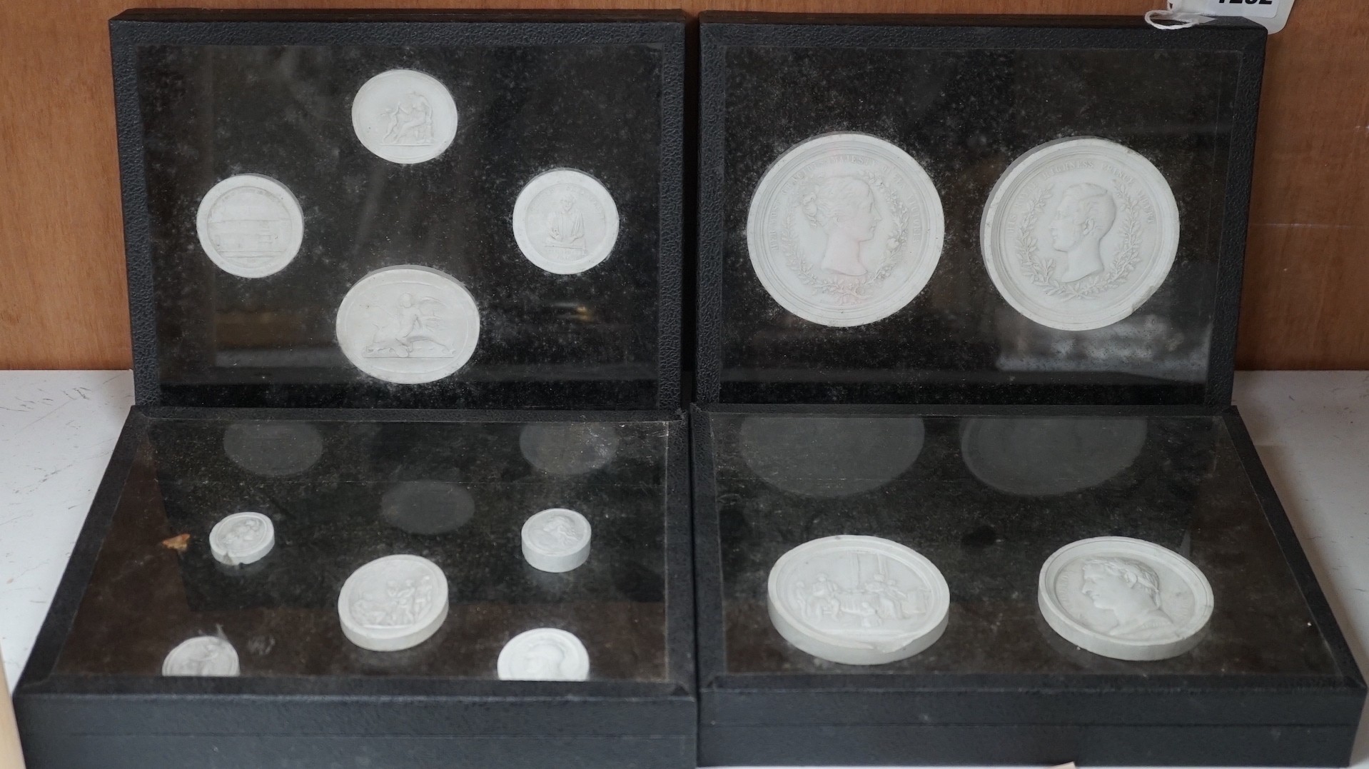 Four cases of neoclassical plaster reliefs (13)